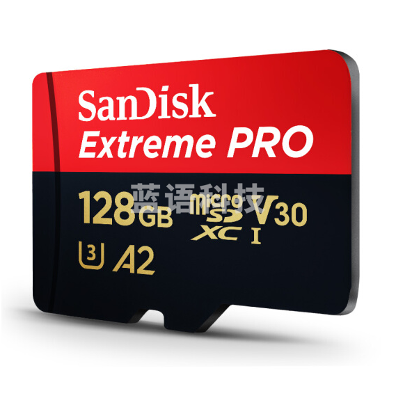 闪迪(SanDisk)128GB TF(MicroSD)存储卡U3 C10 V30 A2 4K 至尊超极速移动版内存卡 SDSQXCY-128G-ZN6MA 读速170MB/s..