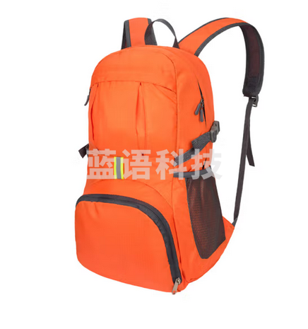 TFO 折叠背包 轻便收纳包休闲双肩包9202306 桔色 30*16*45CM