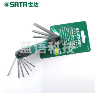 世达（SATA）9件式英制内六角扳手组套货号09122