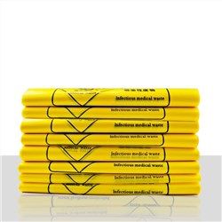 110*60CM （展开84CM）100个起拍 垃圾袋大号加厚垃圾袋黄色