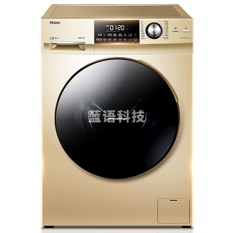 海尔（Haier)10公斤斐雪派克直驱变频滚筒洗衣机 创新太极洗 双智能系统 EG10014BD59GU1JD 大容量
