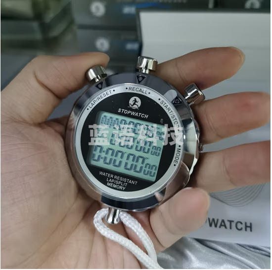 追日秒表 金属秒表 电子秒表 跑步计时器 闹钟 田径秒表 定时器 节拍器 PS-6100 三排一百道百分秒可自动关机