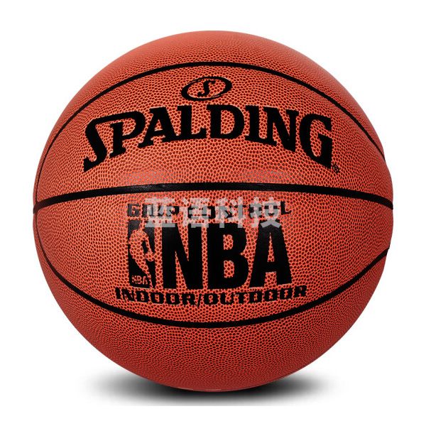斯伯丁（SPALDING） 篮球 室内室外水泥地通用PU蓝球NBA比赛用球 74-221/74-604Y比赛用球