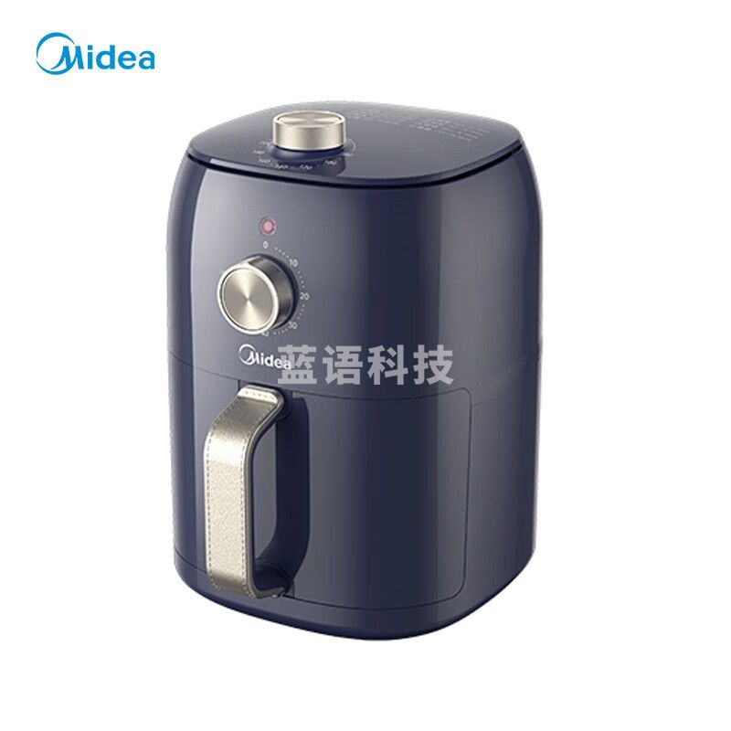 美的(Midea)空气炸锅家用 3L容量 多功能全自动 不粘内胆 大功率电炸锅 双旋钮操控 KZE3004