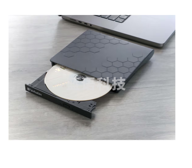 威宝（Verbatim） 外置光驱USB3.2/TypeC双接口DVD刻录机移动外接光驱电脑通用 66806 数码纹款