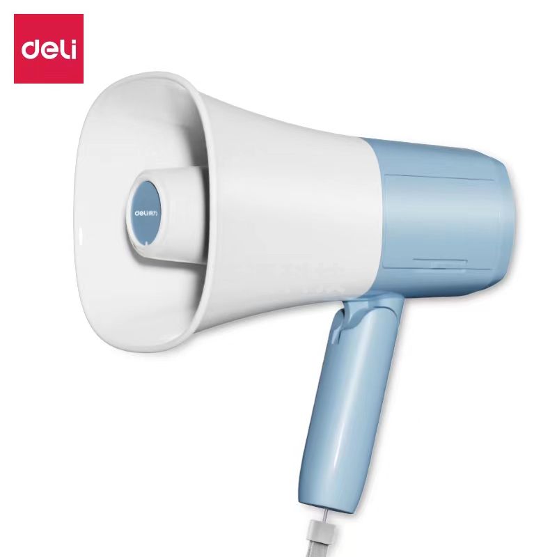 得力(deli) 喊话器手持喇叭扩音器高音扬声器喇叭地摊大功率音量摆摊充电户LT810