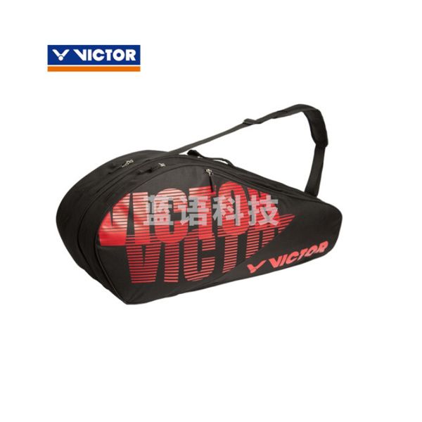 威克多（Victor） 羽毛球拍包单肩斜挎包12支装 BR6213 (黑丨红)