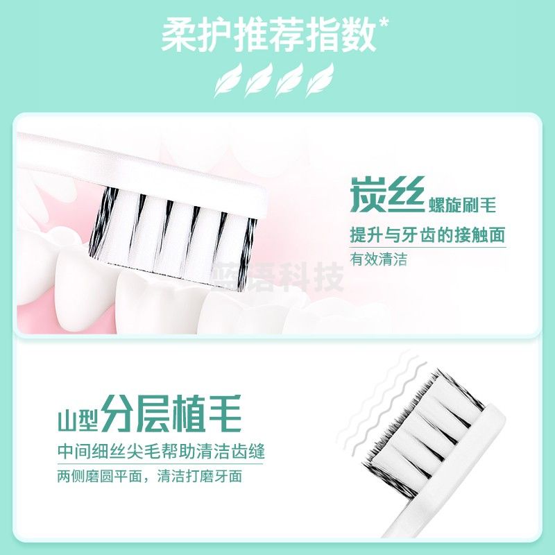 冷酸灵炭旋护敏牙刷双支装(软毛)(柔护版）