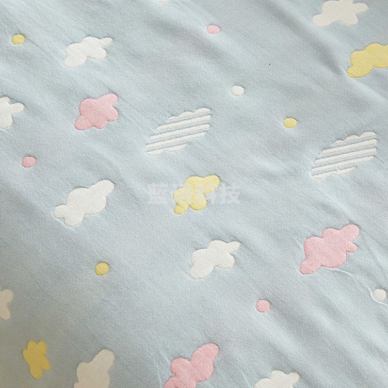 恒源祥 毛巾被六层纱全棉加厚空调被夏凉双人毛毯午休毯子披肩200×240cm