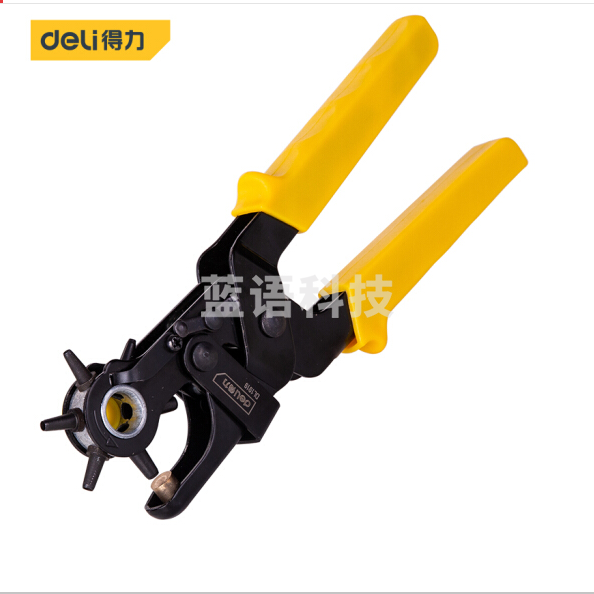 得力（deli） 重型省力皮带打孔钳腰带皮具打孔器9英寸 DL1919