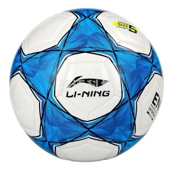 李宁（LI-NING） 足球 11人训练比赛用球 儿童青少年学生足球 机缝贴皮足球 4号球LFQK041-2