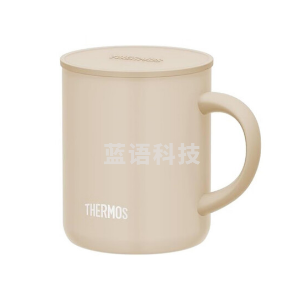 膳魔师JDG-352C BE米色带盖马克杯 办公室用水杯350ml