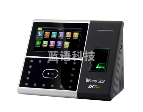 ZKTeco/熵基科技 Iface302S指纹人脸打卡机考勤机 触摸屏大容量 标配+内置电池