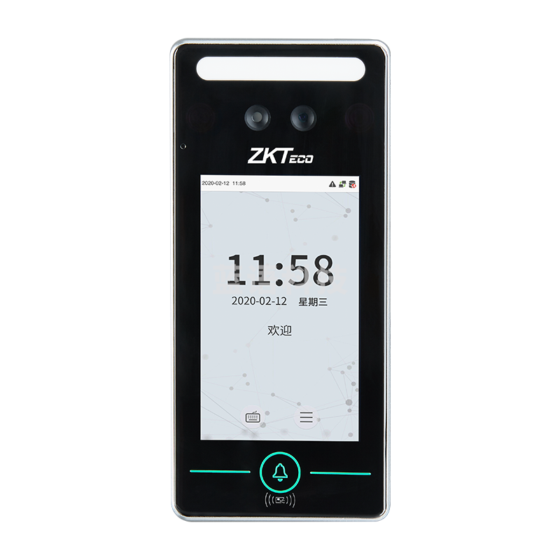 ZKTeco/熵基科技 XFACE320 动态人脸识别考勤机 人脸掌纹识别 毫秒级不惧暗光打卡门禁一体机