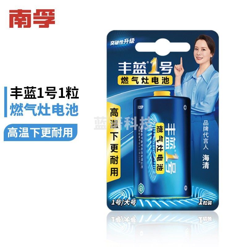 南孚 碳性干电池 碳性电池 丰蓝1号燃气灶电池 厨房煤气灶热水器大号电池