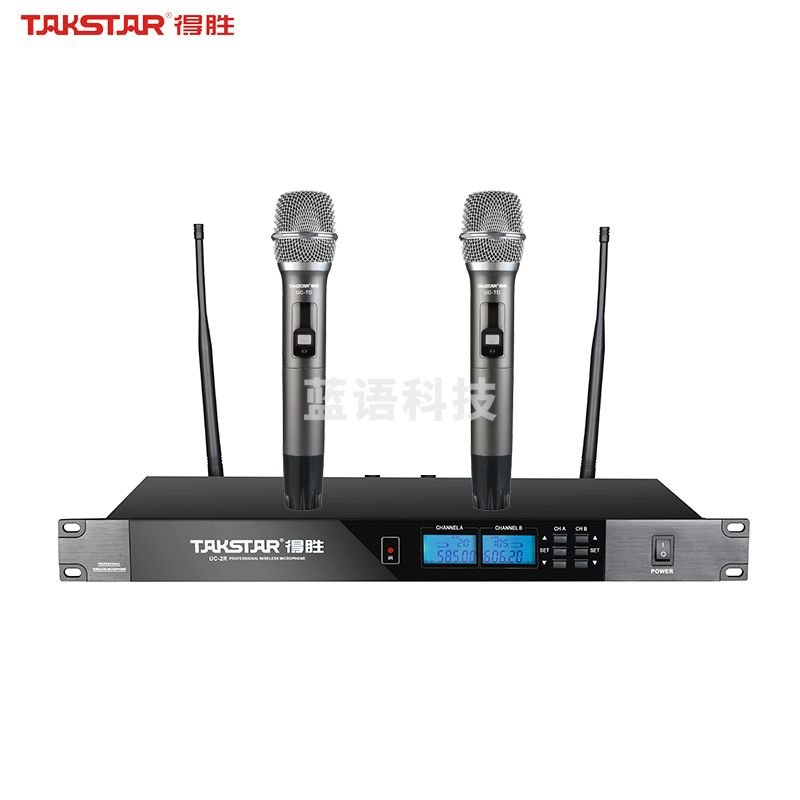 得胜(TAKSTAR) UC-2R无线套装 一拖二 卡拉OK演唱会议节目主持演讲户外活动 手持麦克风 UC-2R+UC-TD