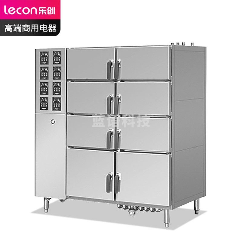 乐创( lecon) 商用多门蒸柜 食堂酒店智能电热八门蒸柜 智能款 LC-J-ZNBMD