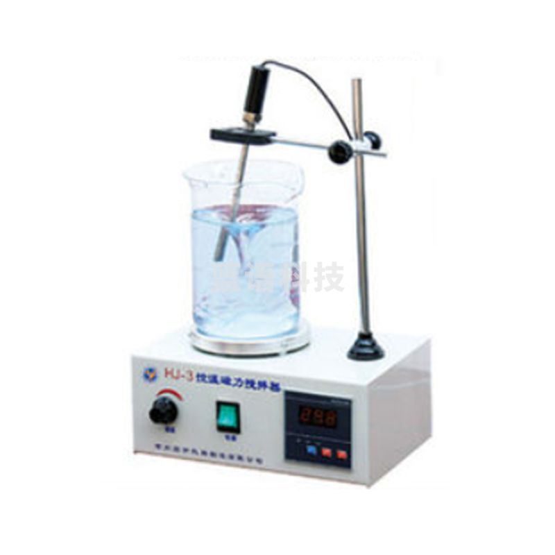 常州国宇仪器HJ-3实验室数显恒温磁力搅拌器无极调速搅拌机2000转 HJ-3数显恒温磁力搅拌器