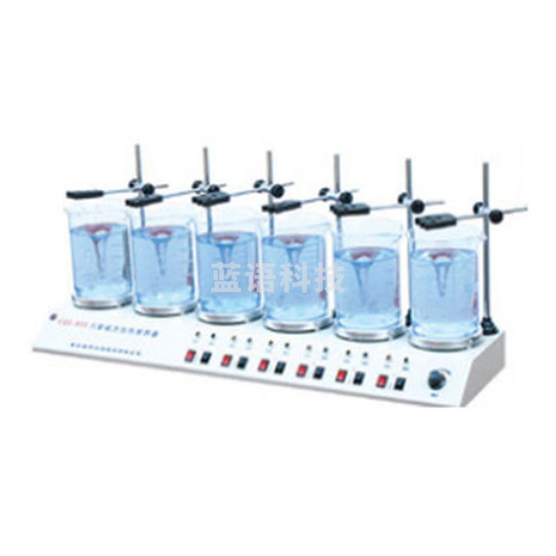 常州国宇仪器CJJ-931二四六联通道工位磁力加热搅拌器搅拌机 二联磁力加热搅拌器