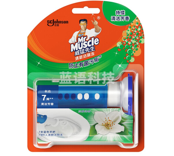 威猛先生(Mr Muscle)清新洁厕冻1器+38g淡雅清新套装