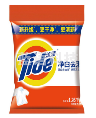 汰渍洗衣粉 净白去渍1.26kg 1包.