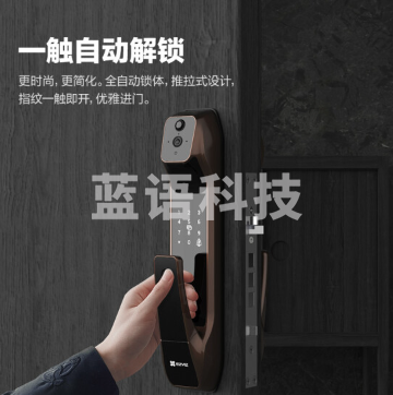 萤石智能锁视频锁 DL30VS 全自动智能锁猫眼视频锁 指纹锁密码锁防盗门锁 带屏电子锁智能门锁