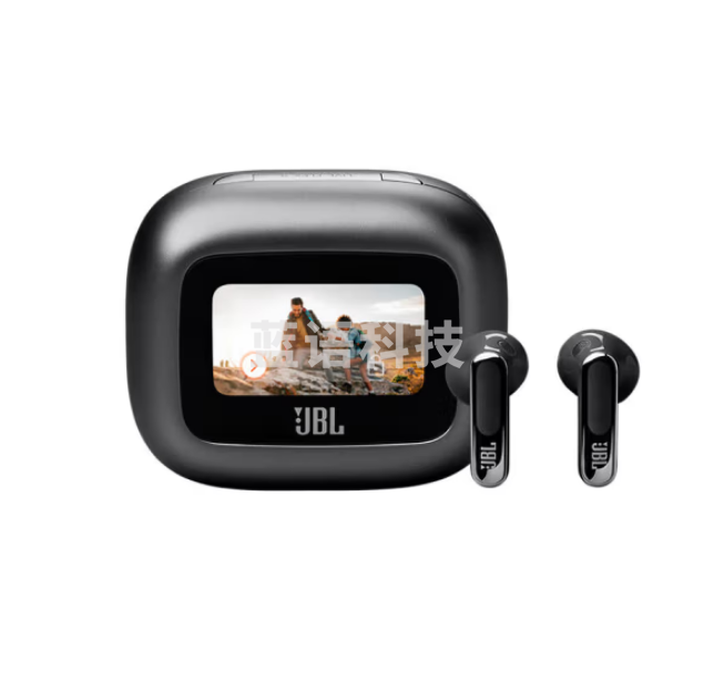 JBL LIVE FLEX 3晶彩荚真无线蓝牙耳机 智能触屏自适应降噪 苹果华为小米适用 黑