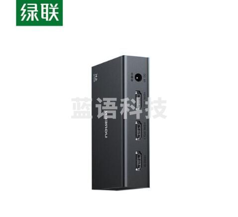 绿联 HDMI分线器2.0一分二 1进2出 4K高清视频分同屏器HDMI2.0 4K60Hz 笔记本电脑接投影仪（单位：个）