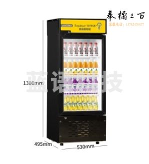 荣事达 LC-138 Royals展示柜冷藏柜立式冰柜商用啤酒柜冷饮柜饮料柜保鲜柜超市冷柜立式冷藏陈列柜 留样柜138（双锁/双层中空玻璃）冷藏展示柜