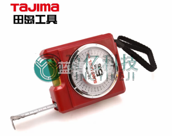 tajima田岛多功能钢卷尺5米 附带水平尺 角度仪功能 （5.5米 带宽19mm)