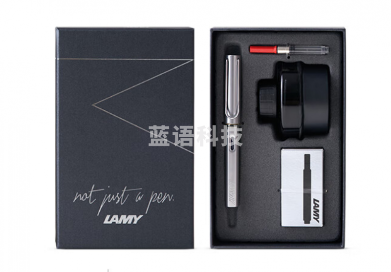 凌美(LAMY) 德国进口钢笔墨水笔学生礼品笔恒星礼物礼盒套装含墨水+吸墨器+墨胆 50周年礼盒  紫红色/宝石蓝/银灰色/炭黑色