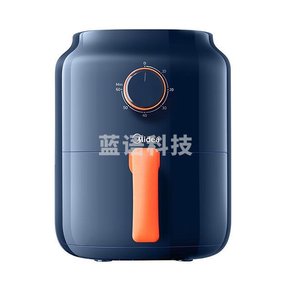 美的（Midea）无油空气炸锅家用 大容量 全自动多功能深空蓝KZ30E3L
