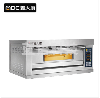 麦大厨经典款220V 6.6KW电脑版带喷雾一层二盘电烤箱带蒸汽