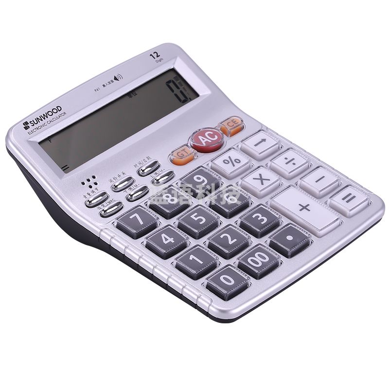 三木（SUNWOOD） P41 语音型计算器 银色（计价单位：个）