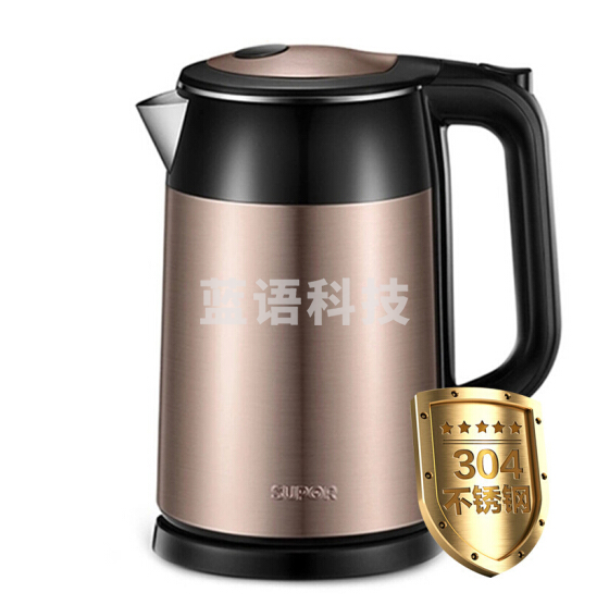苏泊尔 SWF17S26A 1.7L全钢无缝双层防烫电水壶.
