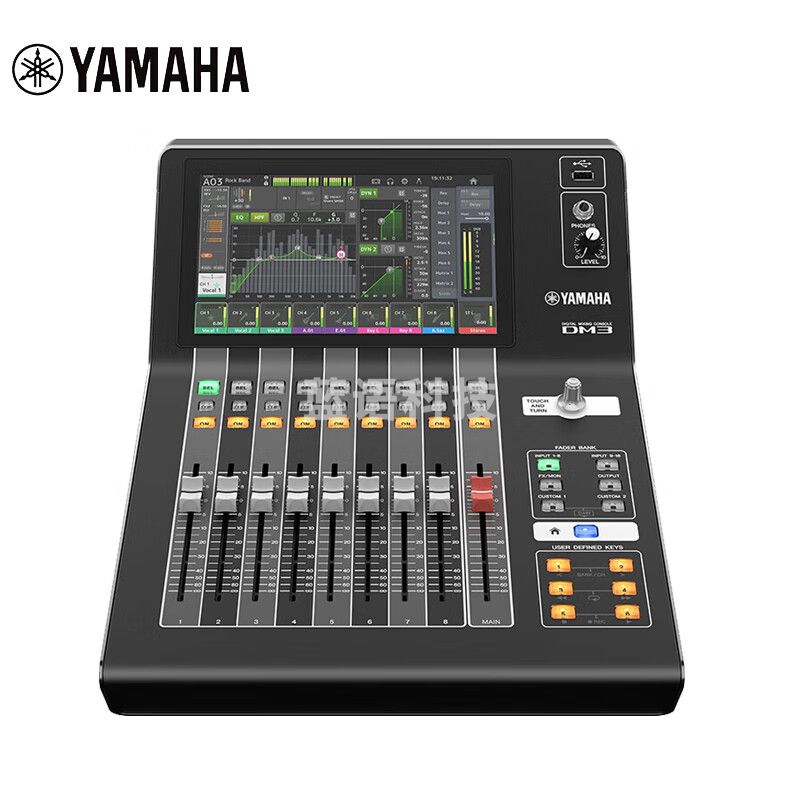 雅马哈(YAMAHA)DM3 DM3S数字调音台内置混响效果均衡器 酒吧 会议室扩声舞台演出固定安装 DM3S