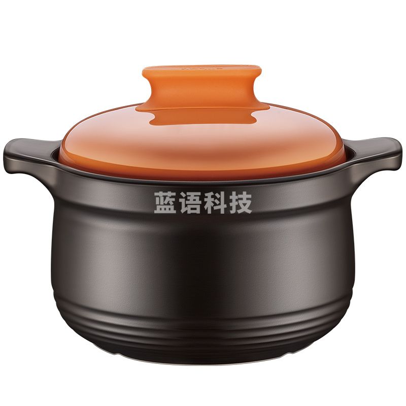 苏泊尔(SUPOR)盖无双陶瓷锅养生煲 沙锅TB45H1橙色4.5L