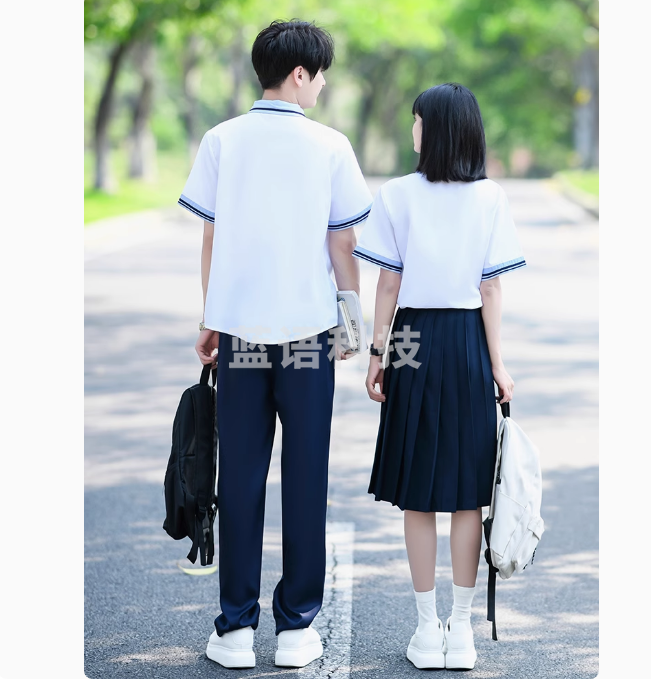 毕业季班服大合照韩版衬衫套装初中生小学生朗诵合唱团舞台演出服 男套装【长裤+衬衫+领带】S,M,L,XL,2XL,3XL,4XL,5XL 码数
