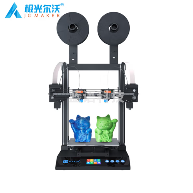极光尔沃 Artist-D Pro独立双喷头3D打印机创客多色打印模具教育家用 黑色 官方标配