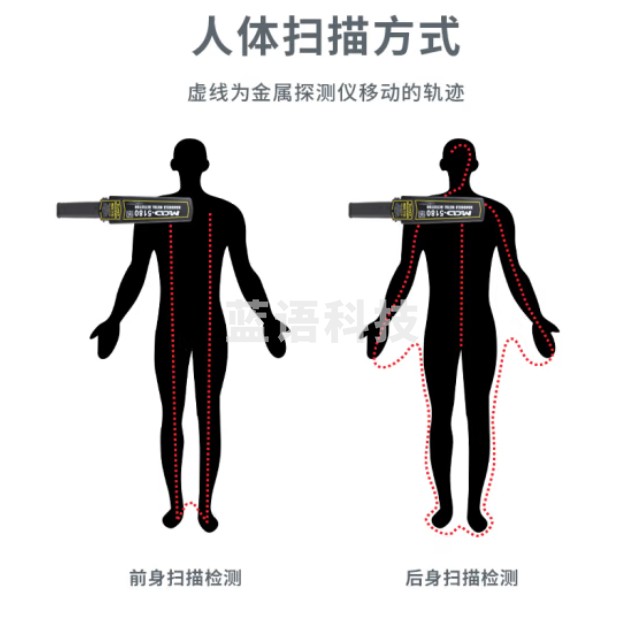 美创达诚MCD-5180金属探测器 金属探测仪手持安检仪手持式高灵敏度安检仪