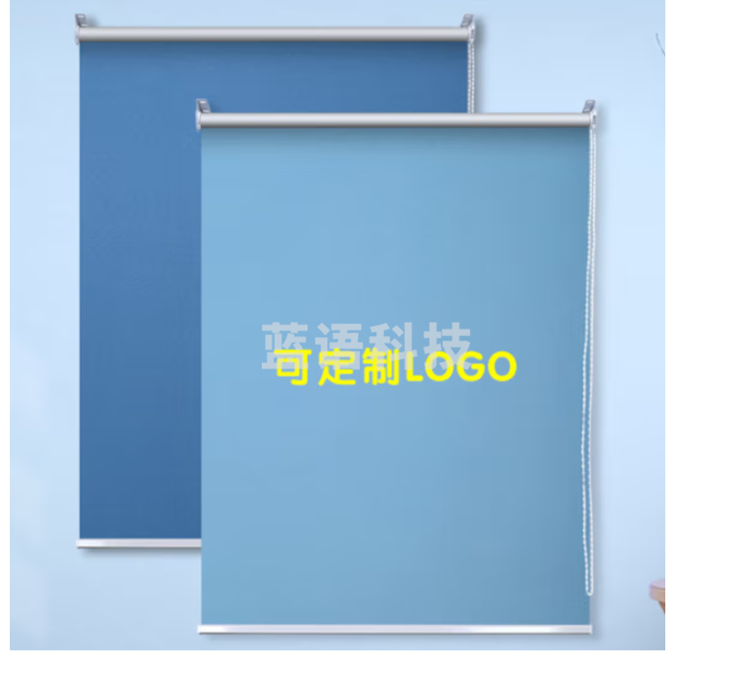 洛楚（Luxchic）工程纯色卷帘纯色全遮光涂银38卷轴每平米 办公室隔热遮阳升降窗帘 可印刷logo图案遮光卷帘