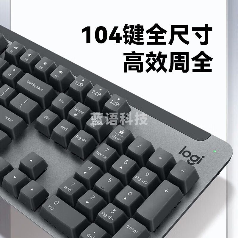 罗技（Logitech） K865无线机械键盘蓝牙红轴 双模TTC红轴石墨黑