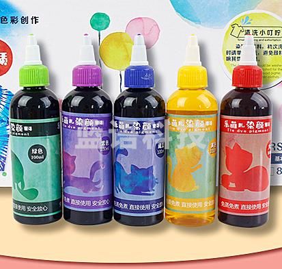 扎染颜料5色一盒 ID:498