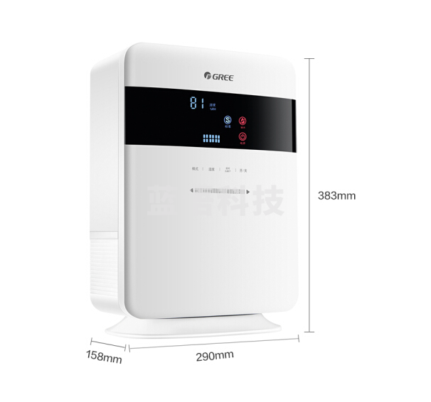 格力（GREE）SCK-50X60C 加湿器 5L大水箱 智能恒湿静音办公室加湿