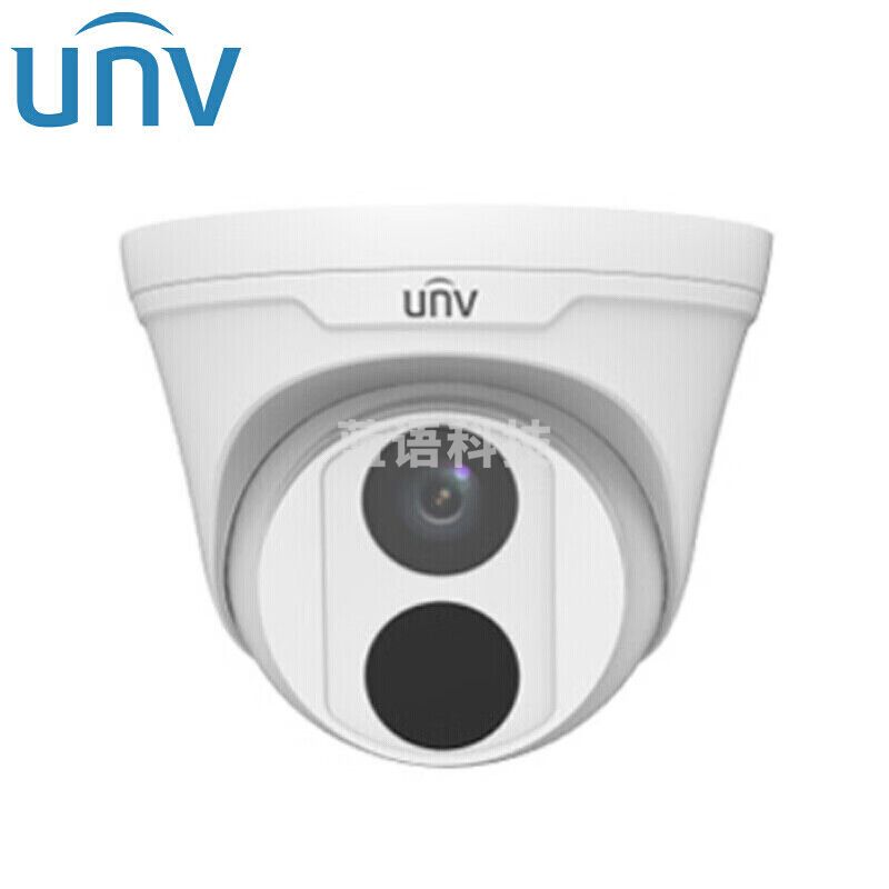 宇视(UNV)300万像素红外拾音商用监控摄像机 全高清画质 人形检测 防尘防雨 APP监控 POE供电(4MM焦段)GB-JD-B00T-IR6-F40-P-DT