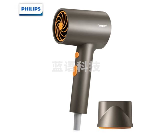 飞利浦(PHILIPS)电吹风机 家用大功率 3000万负离子 护发小巧便携吹风筒 【黑金筒】BHD321/05