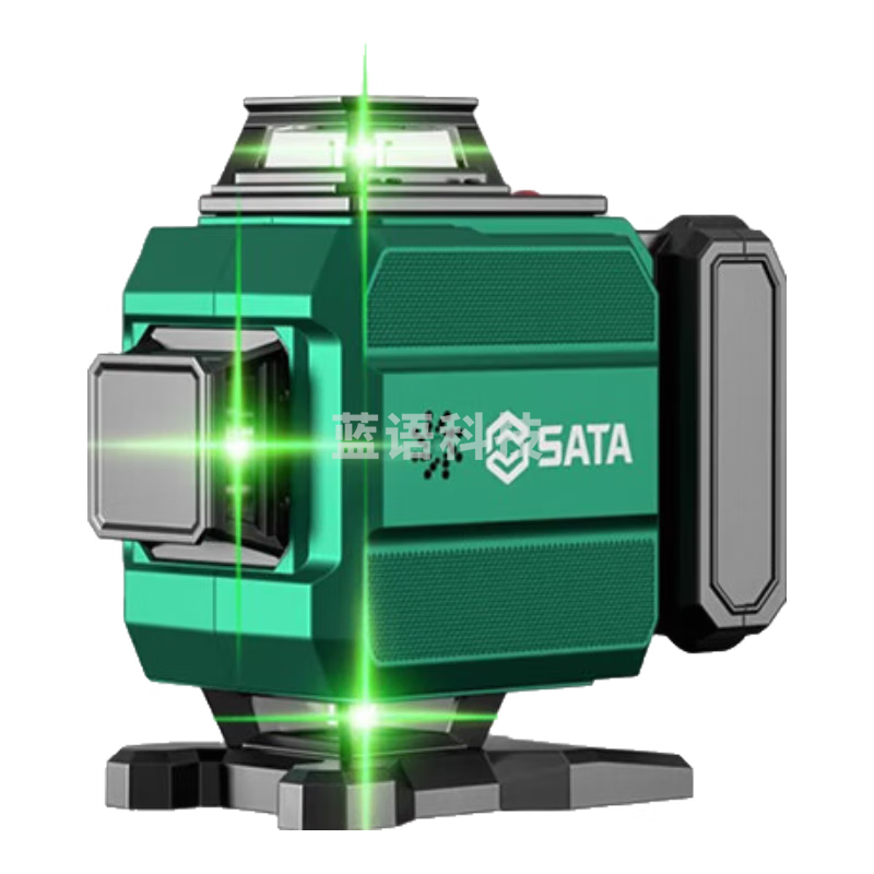 世达SATA红外线激光水平仪高精度强光细线电子安平水准仪贴地D05979 绿光 16线