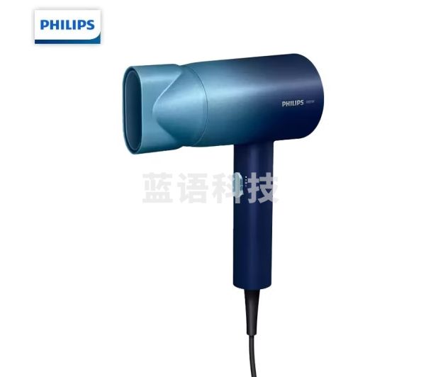飞利浦(PHILIPS)电吹风机 家用大功率吹风筒 1800W柔风速干 5000万负离子护发 锌离子防晒护色 极光星空蓝 BHD399/65