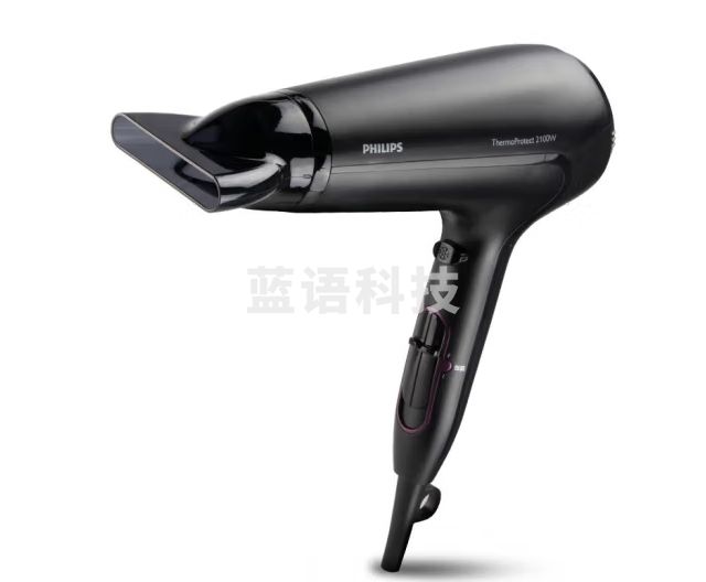 飞利浦(PHILIPS)电吹风机 家用大功率 6档调控 恒温速干 发廊沙龙专业级吹风筒2100W丨恒温护发丨黑色 HP8230/00