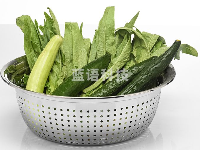 津御商厨 5个/包不锈钢沥水篮洗菜盆漏盆家用厨房淘米盆洗米筛洗菜篮子水果篮加厚款 直径60